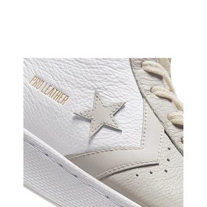 NIB Converse Pro Leather Mid White/Pale Putty/White 167817C US Mens 13